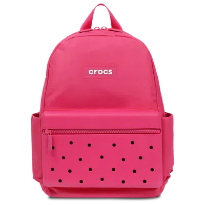 Crocs Lightweight Backpack With Molded Front In Dragon Fruit