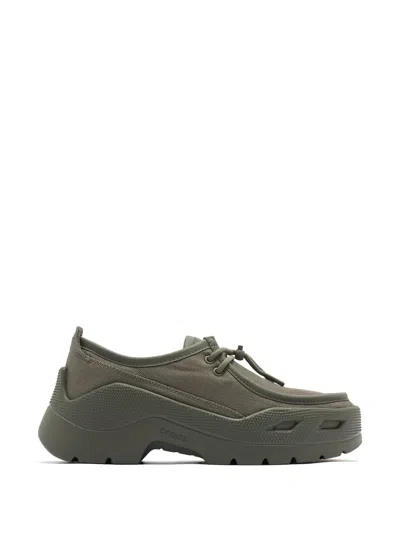 Crocs Logo-detail Sneakers In Green