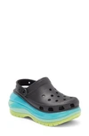 Crocs Mega Crush Clog In Black/ Multi