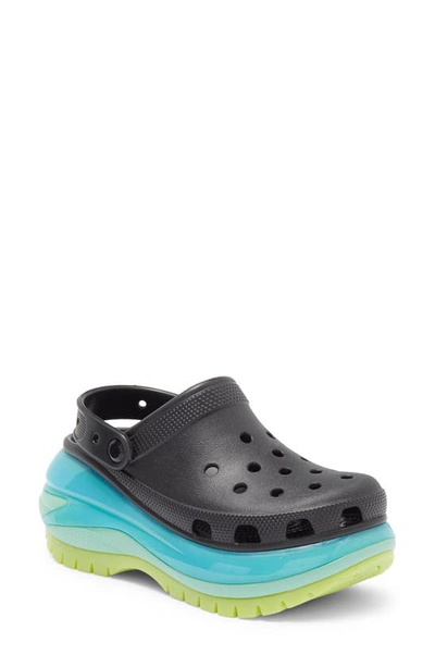 Crocs Mega Crush Clog In Black/ Multi
