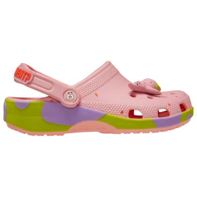 Crocs Mens  Spongebob Patrick Classic Clogs In Pink/green