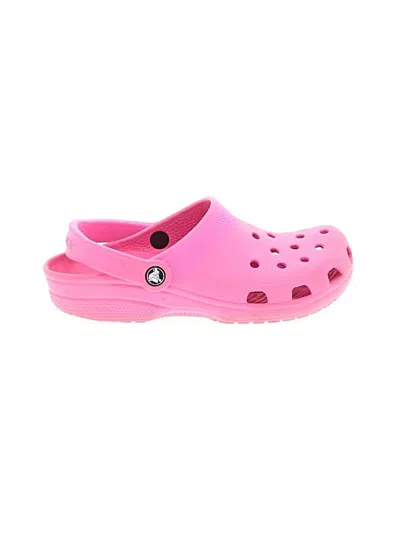 Pre-owned Crocs Mule/clog In Pink