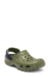 Crocs Offroad Sport Clog In Army Green/ Navy