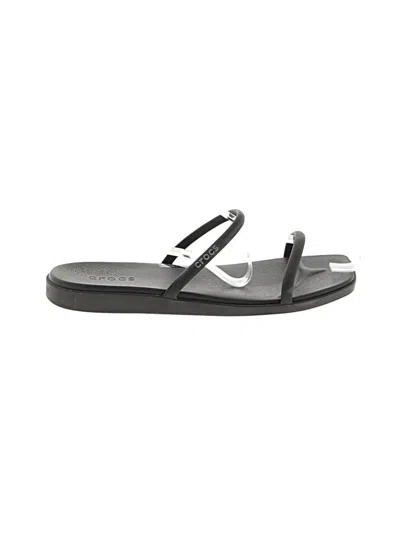 Pre-owned Crocs Sandals In Black