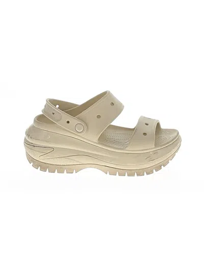 Pre-owned Crocs Sandals In Ivory