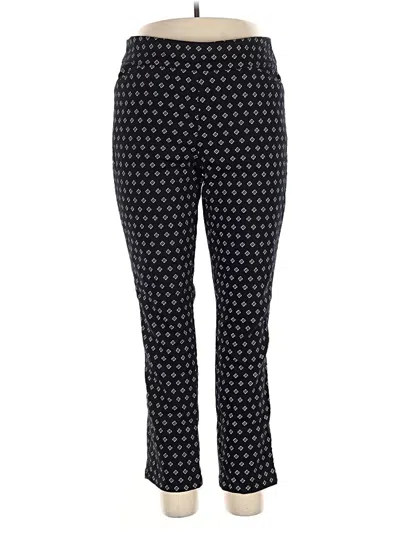 Pre-owned Croft & Barrow Casual Pants In Black