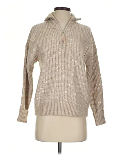 Pre-owned Crown & Ivy Pullover Sweater In Tan