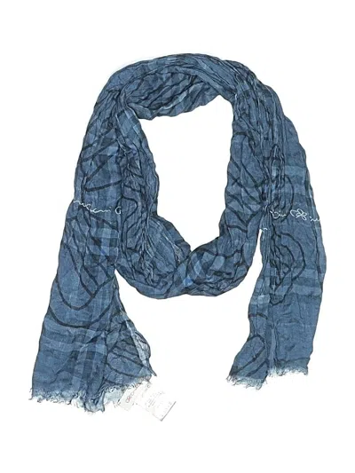 Pre-owned Cruciani Scarf In Blue