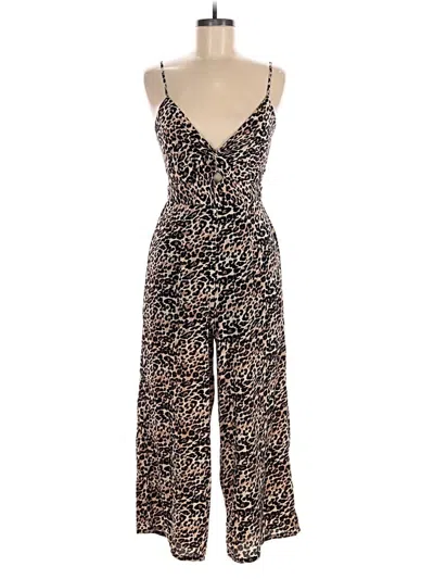 Pre-owned Crystal Sky Jumpsuit In Brown