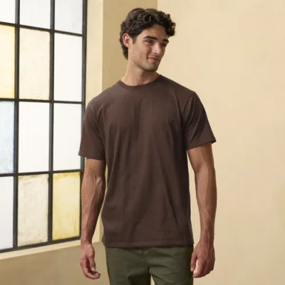 Csg Mens  Basic T-shirt In Chestnut