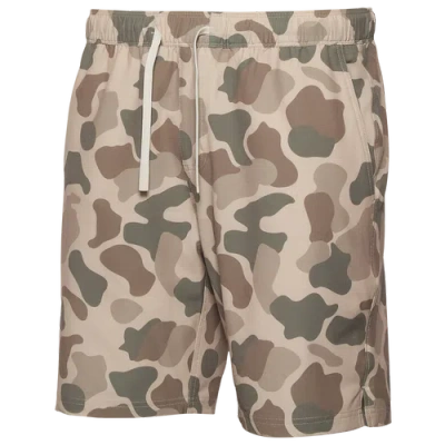 Csg Mens  Castaway Shorts In Tan/tan