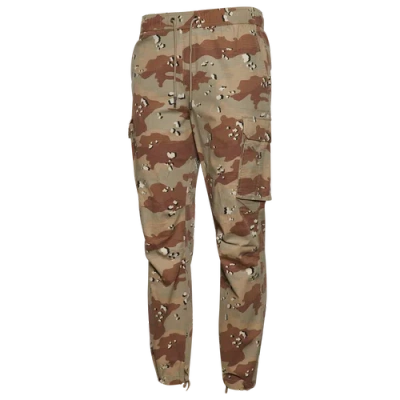 Csg Mens  Essential Cargo Pants In Sand Camo/black