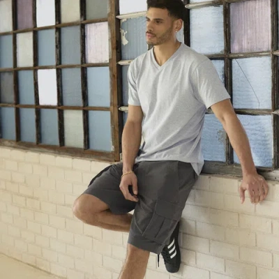 Csg Mens  Essential Cargo Shorts In Grey
