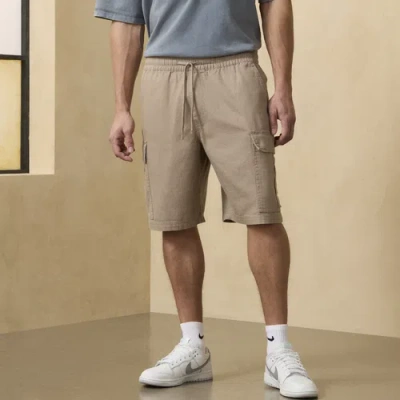 Csg Mens  Street Cargo Short In Beige/beige