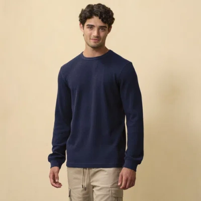 Csg Mens  Thermal Long Sleeve T-shirt In Navy/navy
