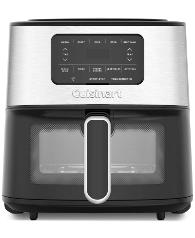 Cuisinart Air-200 Basket Airfryer In Stainless Steel  Black