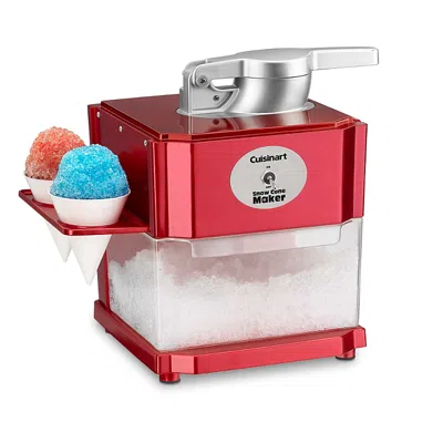 Cuisinart Scm-10 Snowcone Maker In Red