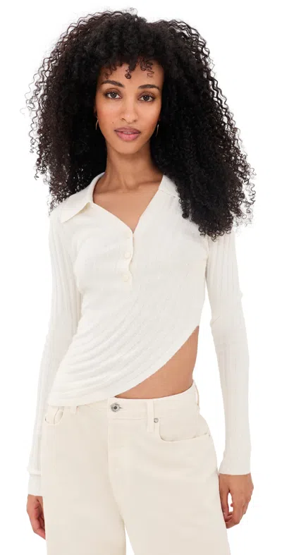 Cult Gaia Mattea Top Off White