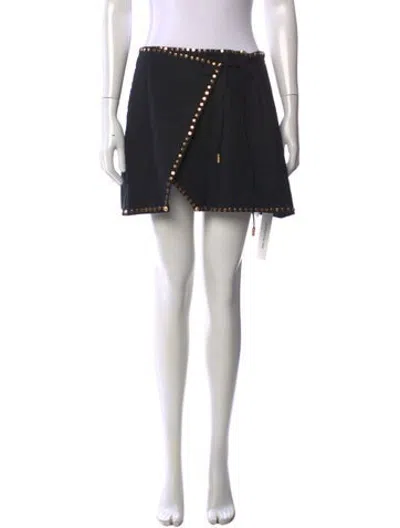 Pre-owned Cult Gaia Mini Skirt In Black