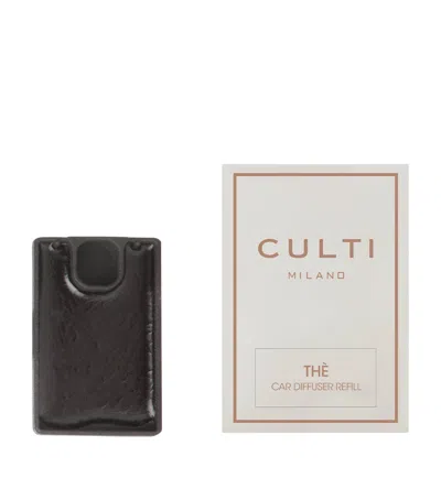 Culti Milano Thé Car Diffuser - Refill In Black