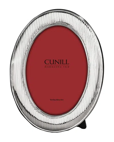 Cunill 4x6in Sterling Silver Galaxy Oval Frame