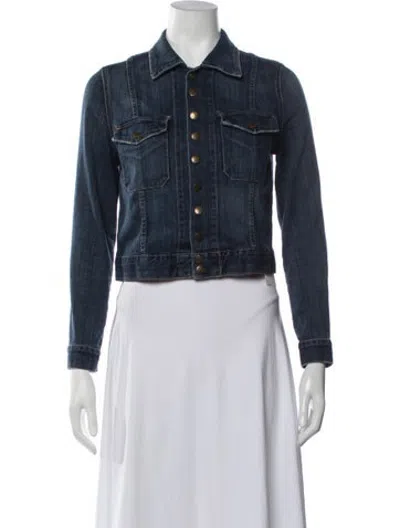 Pre-owned Current Elliott Denim Jacket In Blue