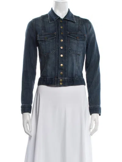 Pre-owned Current Elliott Denim Jacket In Blue
