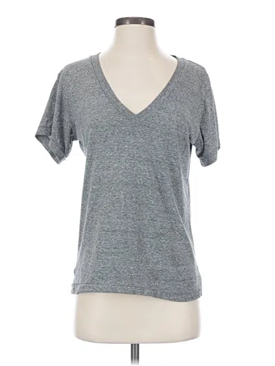 Pre-owned Current Elliott Short Sleeve T-shirt In Gray