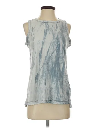 Pre-owned Current Elliott Sleeveless T-shirt In Blue