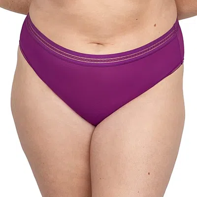 Curvy Couture Womens Briefs 1313s In Purple