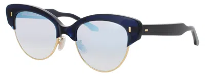 Cutler And Gross Cat-eye Sunglasses In Black