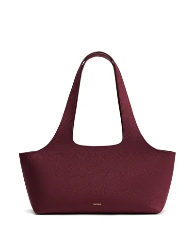 Cuyana East West System Tote In Burgundy