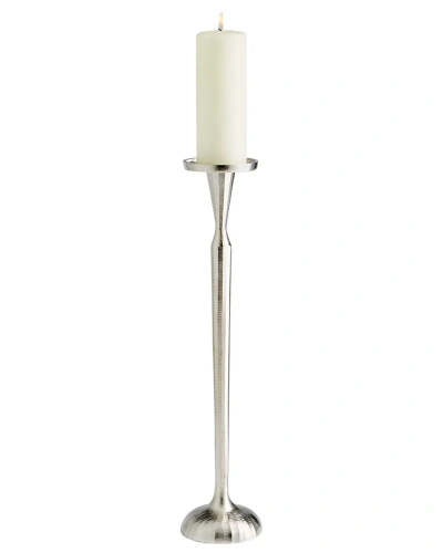 Cyan Design Medium Reveri Candleholder In Metallic