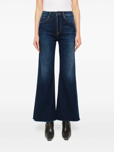 Cycle Navy Blue Cotton Jeans