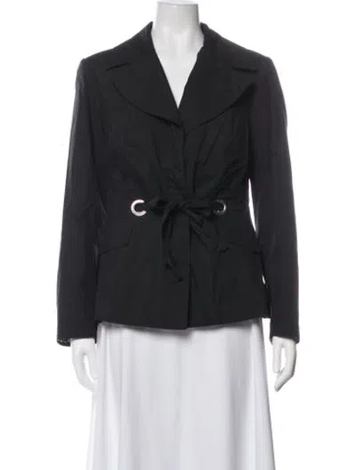 Pre-owned Cynthia Rowley Jacket In Black