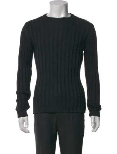 Pre-owned D&g Crew Neck Long Sleeve Pullover In Grey