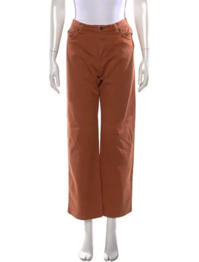 Pre-owned D&g Straight Leg Pants In Brown
