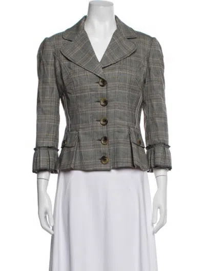 Pre-owned D&g Vintage 2000's Blazer In Grey