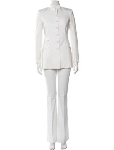Pre-owned D&g Vintage 2000's Pant Set In White