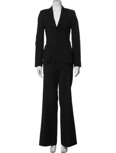 Pre-owned D&g Vintage 2000's Pantsuit In Black