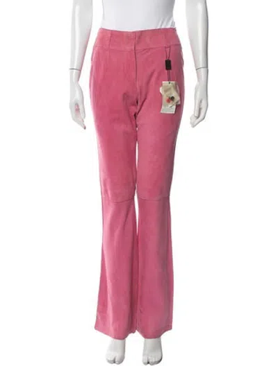 Pre-owned D&g Vintage Flared Pants In Pink
