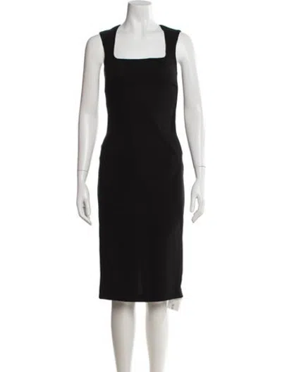 Pre-owned D&g Vintage Knee-length Dress In Black