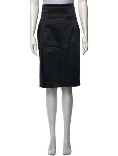 Pre-owned D&g Vintage Knee-length Skirt In Black