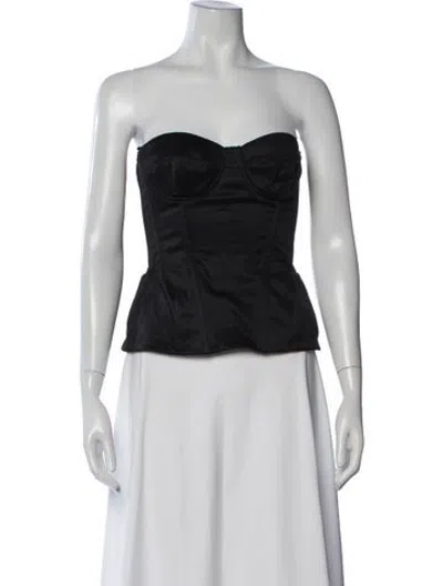 Pre-owned D&g Vintage Late 2000's - Early 2010's Top In Black