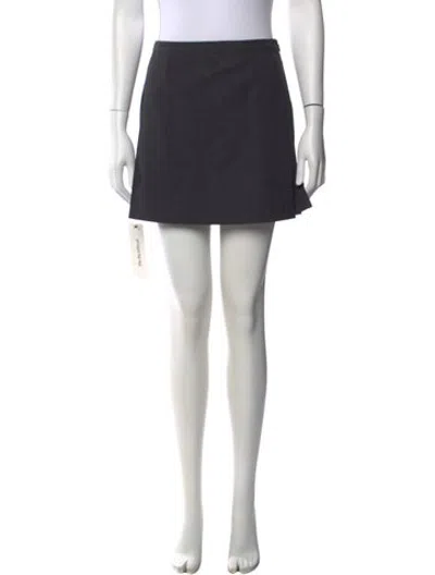 Pre-owned D&g Vintage Mini Skirt In Grey