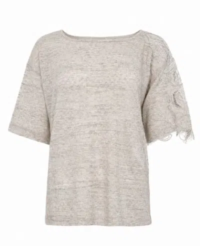 D Exterior D.exterior Shell Pink Wool Tee Shirt