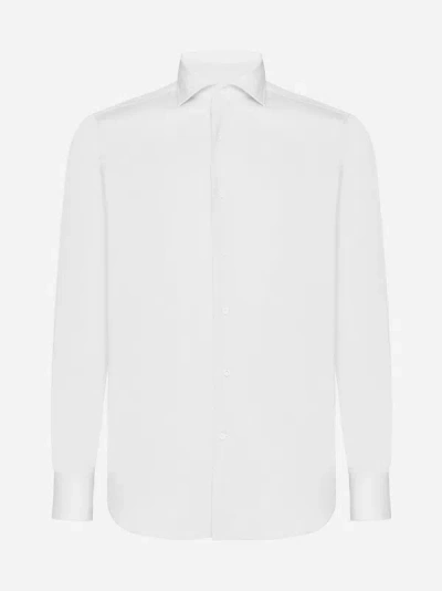 D4.0 Cotton Shirt In White