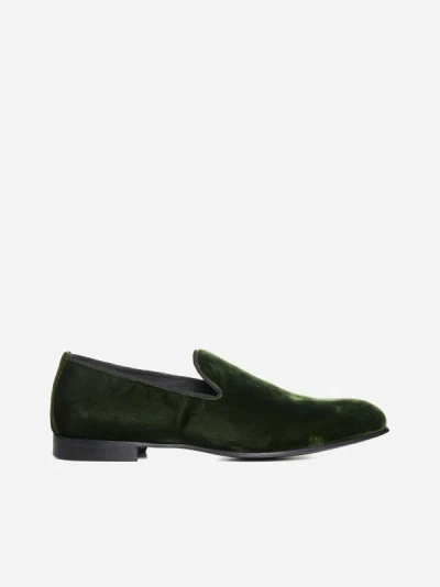 D4.0 Fodera Softy Loafers In Forest Green