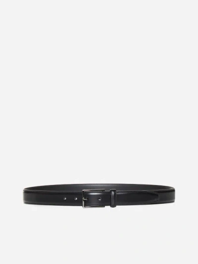 D4.0 Leather Belt In Black