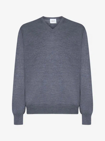 D4.0 Virgin Wool Sweater In Grey